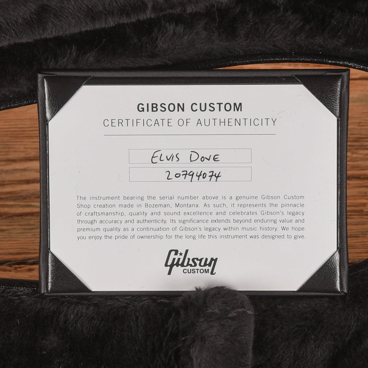 Gibson Dove Ebony 2024 - View 10 | MusicMarket