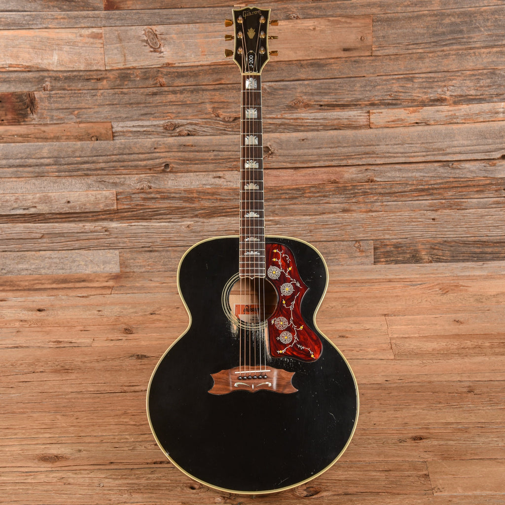 Gibson J-200 Black 1979 - View 4 | MusicMarket