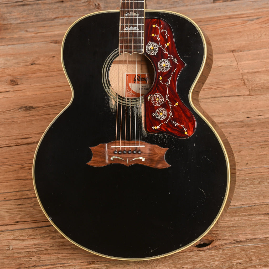 Gibson J-200 Black 1979 - View 2 | MusicMarket