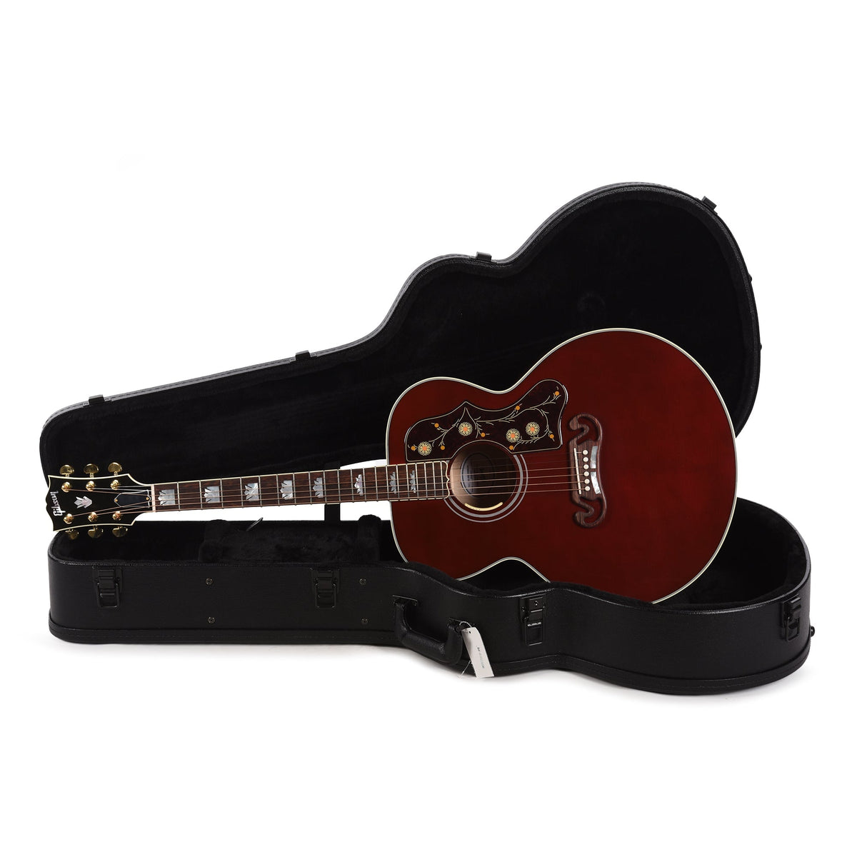 Gibson Modern SJ-200 Standard Maple Wine Red - View 9 | MusicMarket