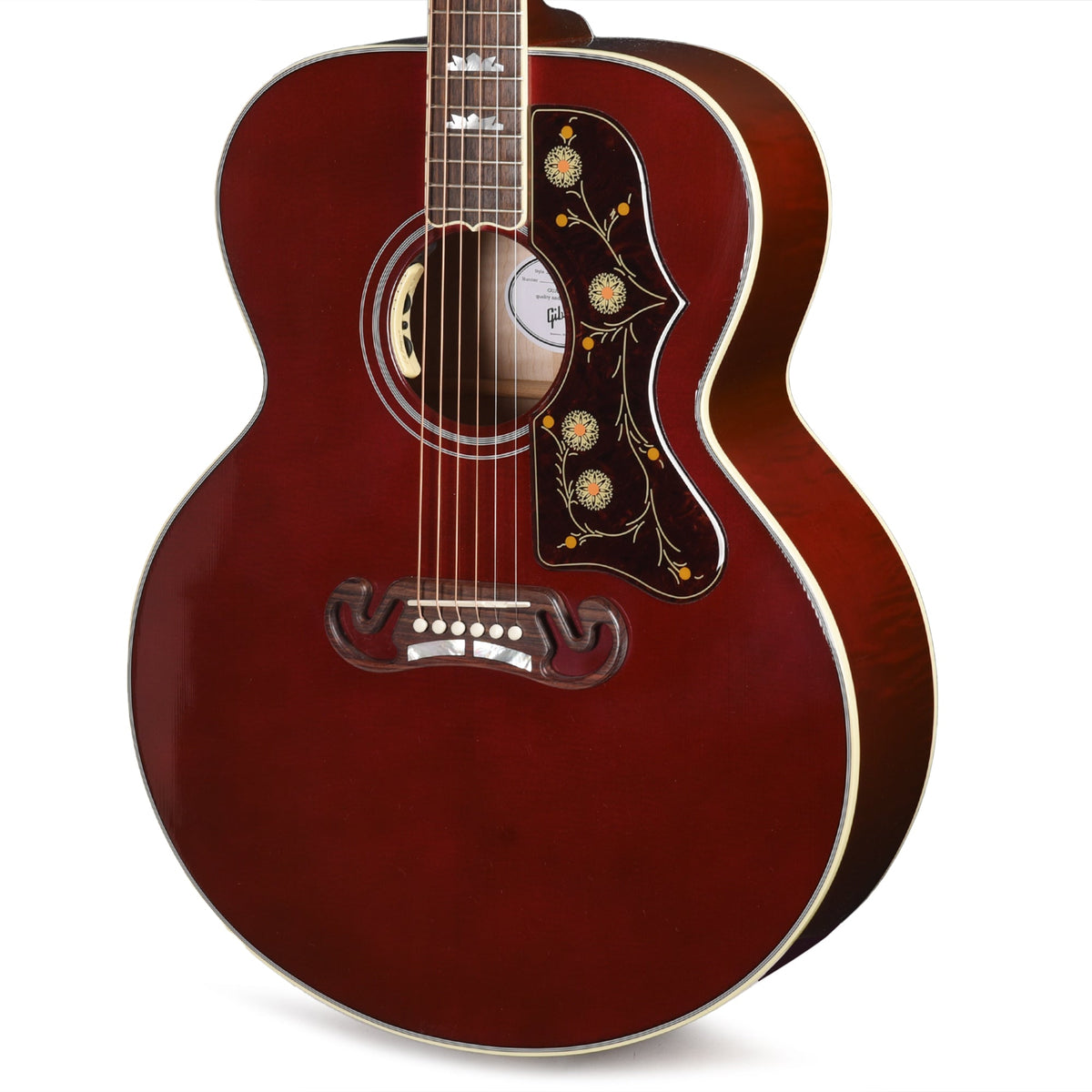 Gibson Modern SJ-200 Standard Maple Wine Red - View 2 | MusicMarket