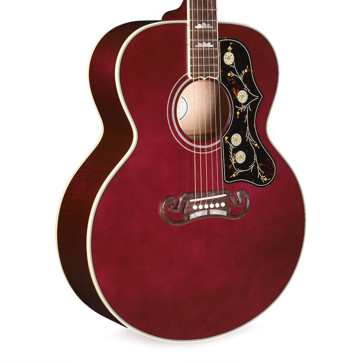 Gibson Modern SJ-200 Standard Maple Wine Red - MusicMarket