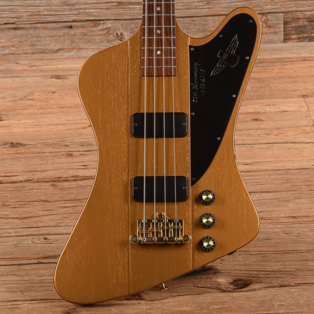 Gibson 50th Anniversary Thunderbird Bullion Gold 2013 - MusicMarket
