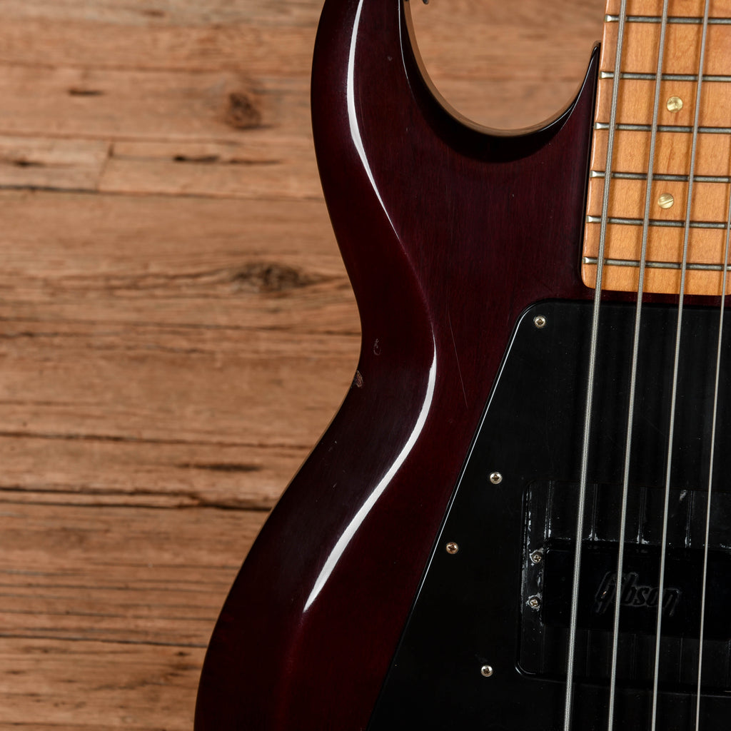 Gibson Grabber Wine Red 1978 - View 8 | MusicMarket