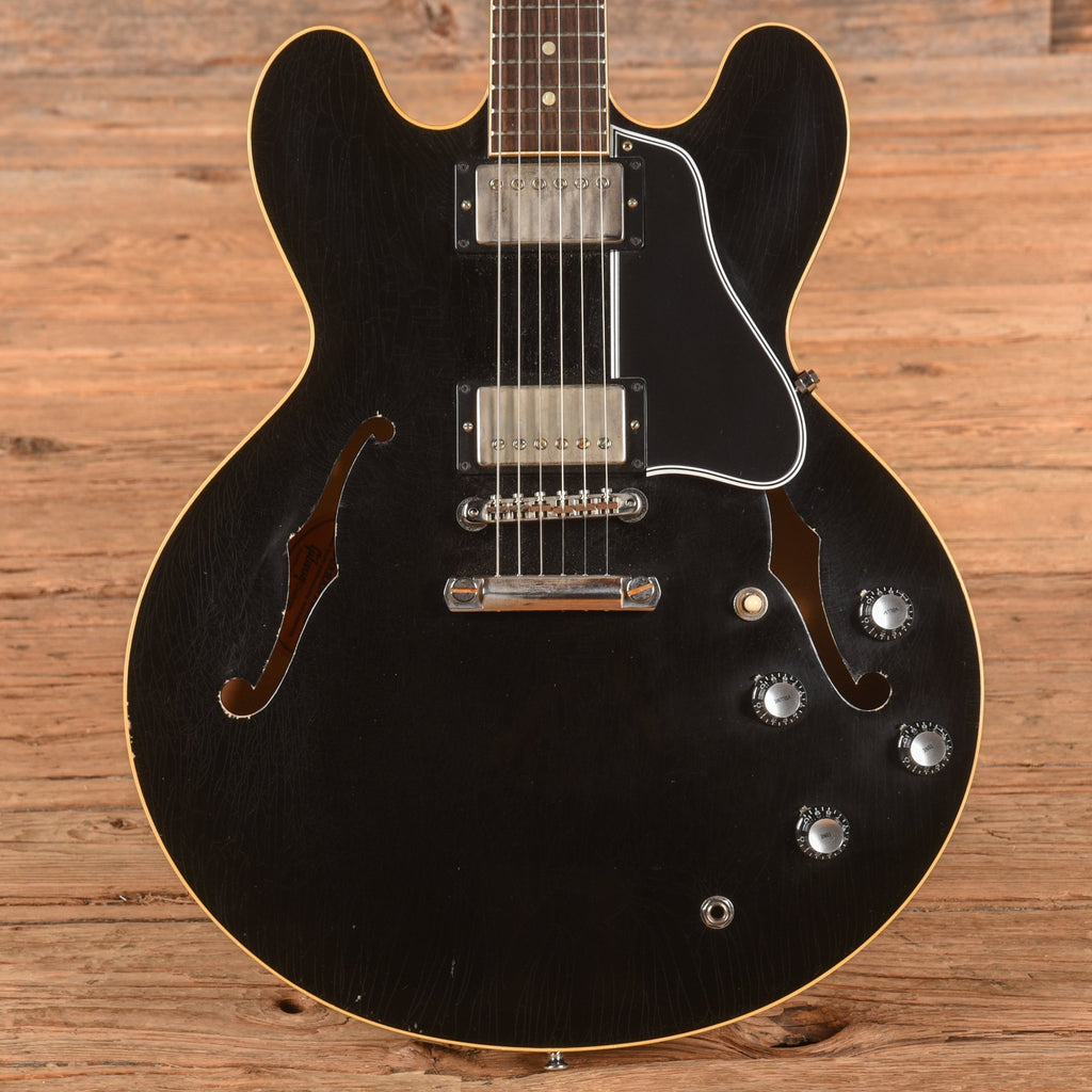 Gibson Custom Shop Murphy Lab '61 ES-335 Reissue "CME Spec" Ultra Light Aged Ebony 2020 - MusicMarket
