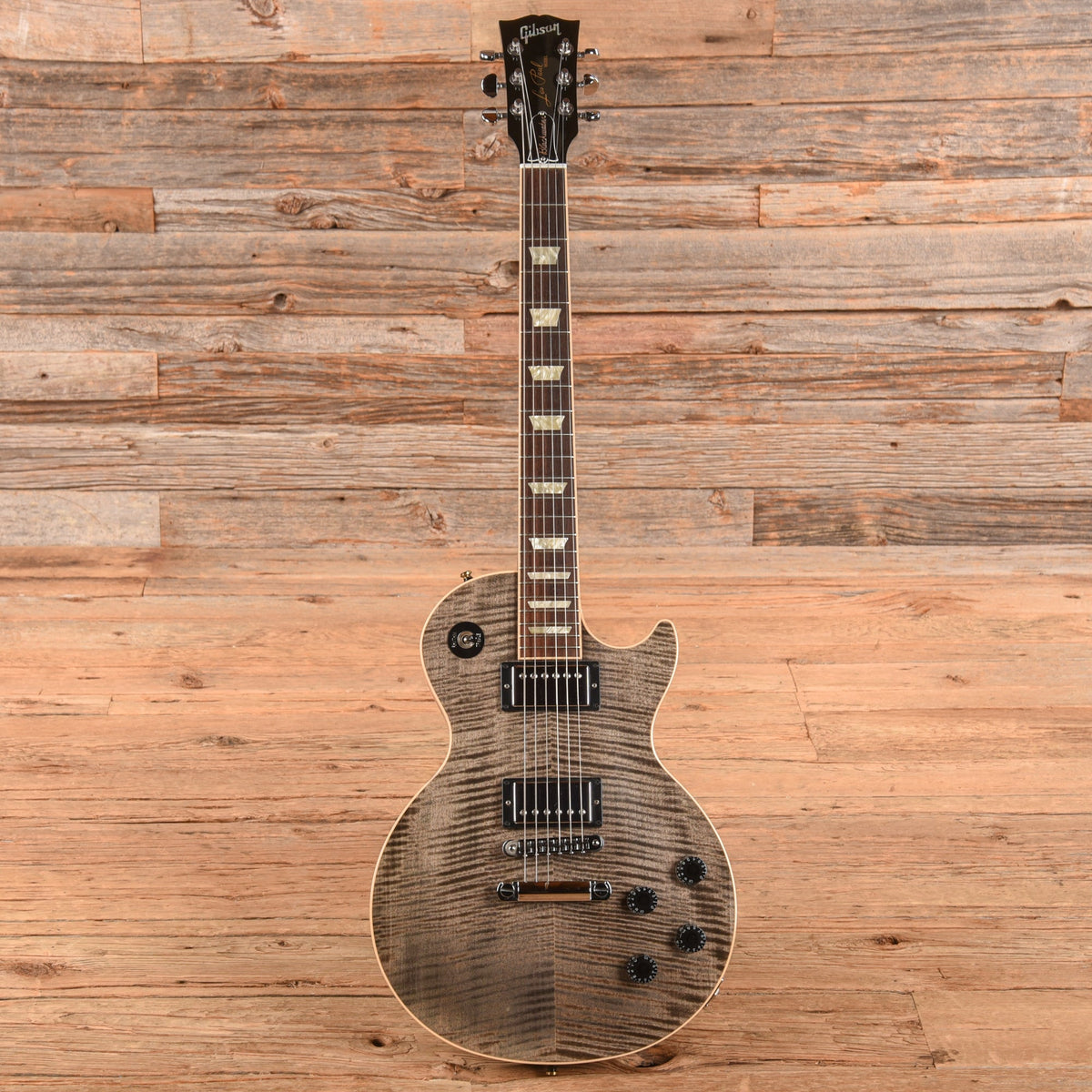 Gibson Chad Kroeger Signature Blackwater Les Paul Transparent Black 2010 - View 4 | MusicMarket