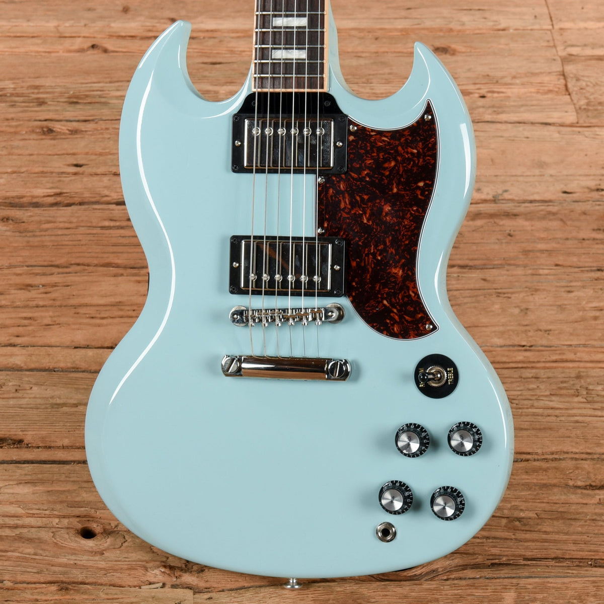 Gibson CME Exclusive SG Standard Powder Blue 2019 - View 2 | MusicMarket