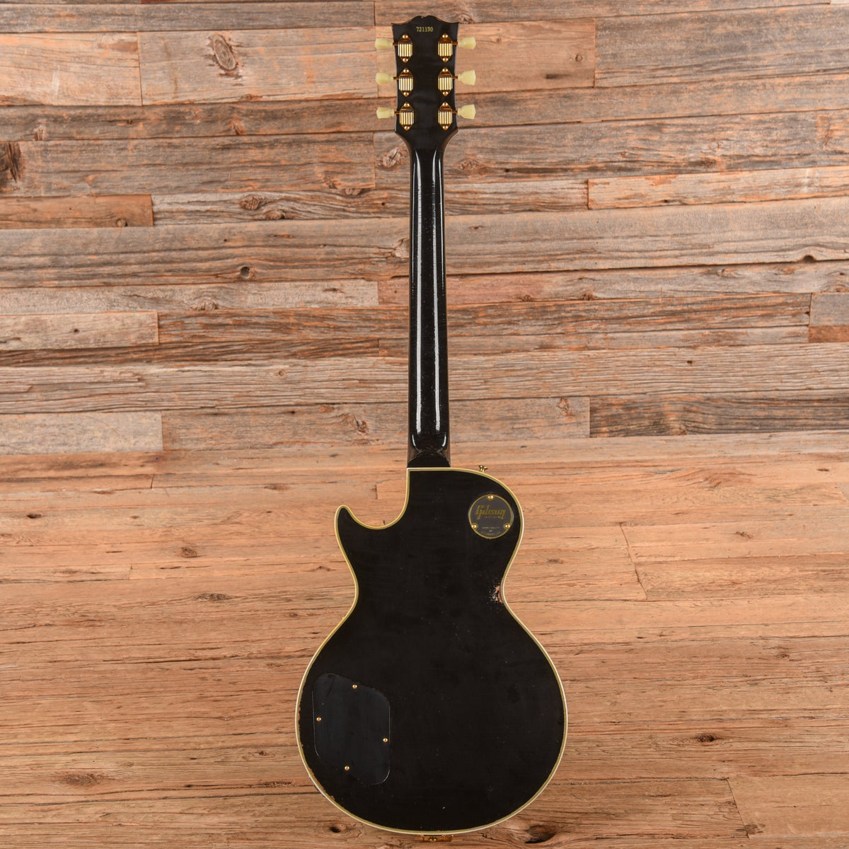 Gibson Custom 1957 Les Paul Custom 3-Pickup Bigsby Murphy Lab Light Aged Ebony 2023 - View 5 | MusicMarket
