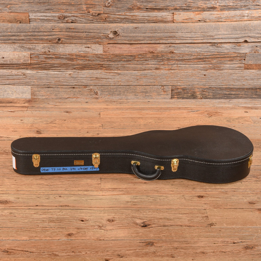 Gibson Custom 1957 Les Paul Custom 3-Pickup Bigsby Murphy Lab Light Aged Ebony 2023 - View 8 | MusicMarket