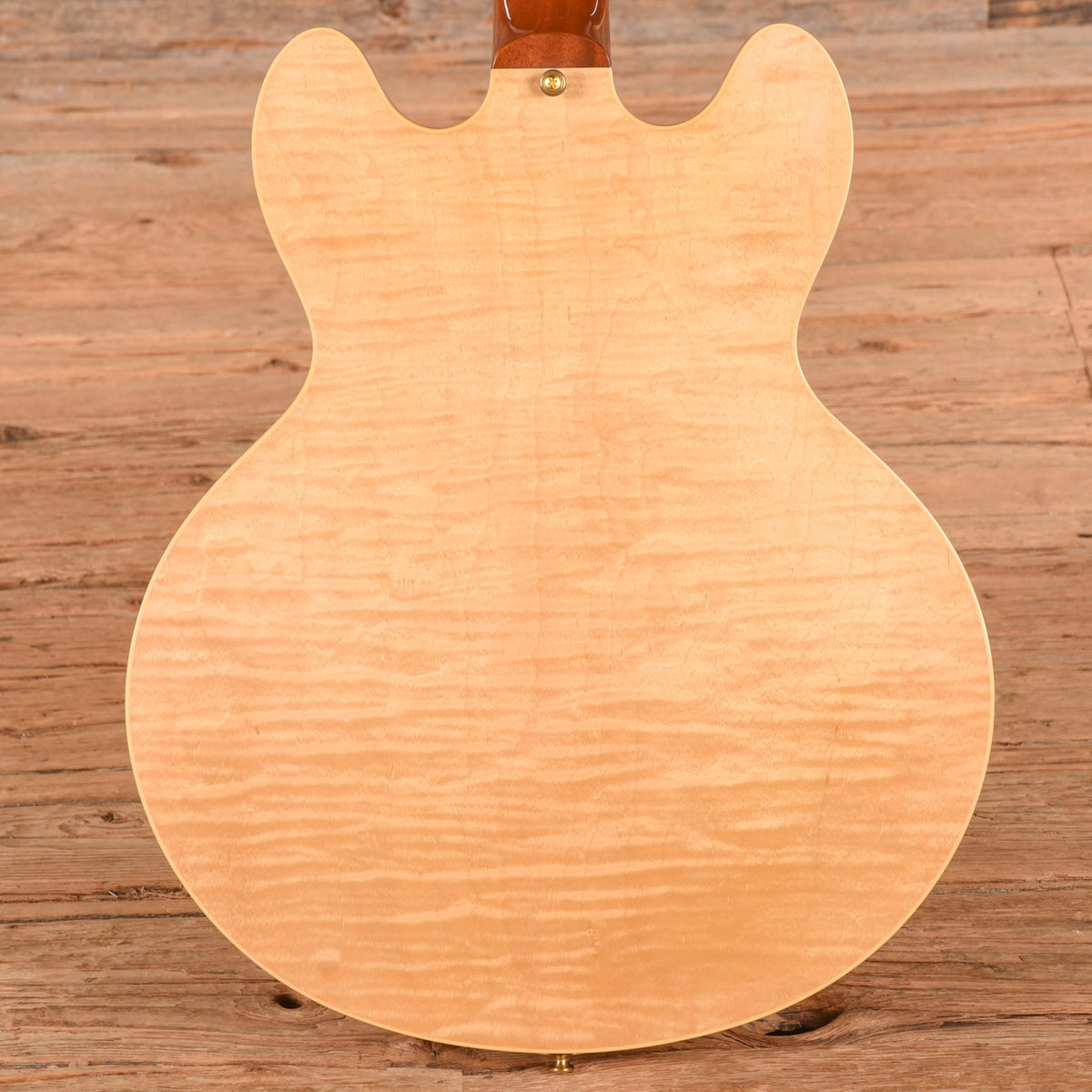 Gibson Custom 1964 ES-335 Semi-Hollow Triple P-90 Antique Natural 2021 - View 3 | MusicMarket