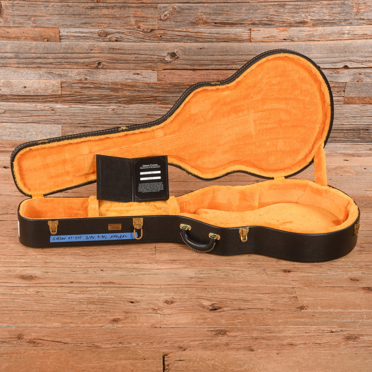 Gibson Custom 1964 ES-335 Semi-Hollow Triple P-90 Antique Natural 2021 - View 9 | MusicMarket