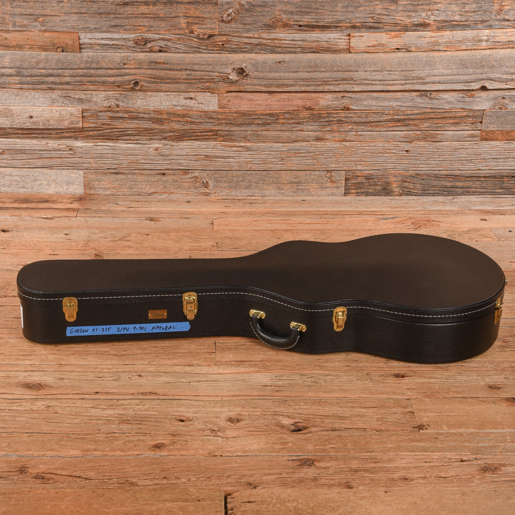 Gibson Custom 1964 ES-335 Semi-Hollow Triple P-90 Antique Natural 2021 - View 8 | MusicMarket