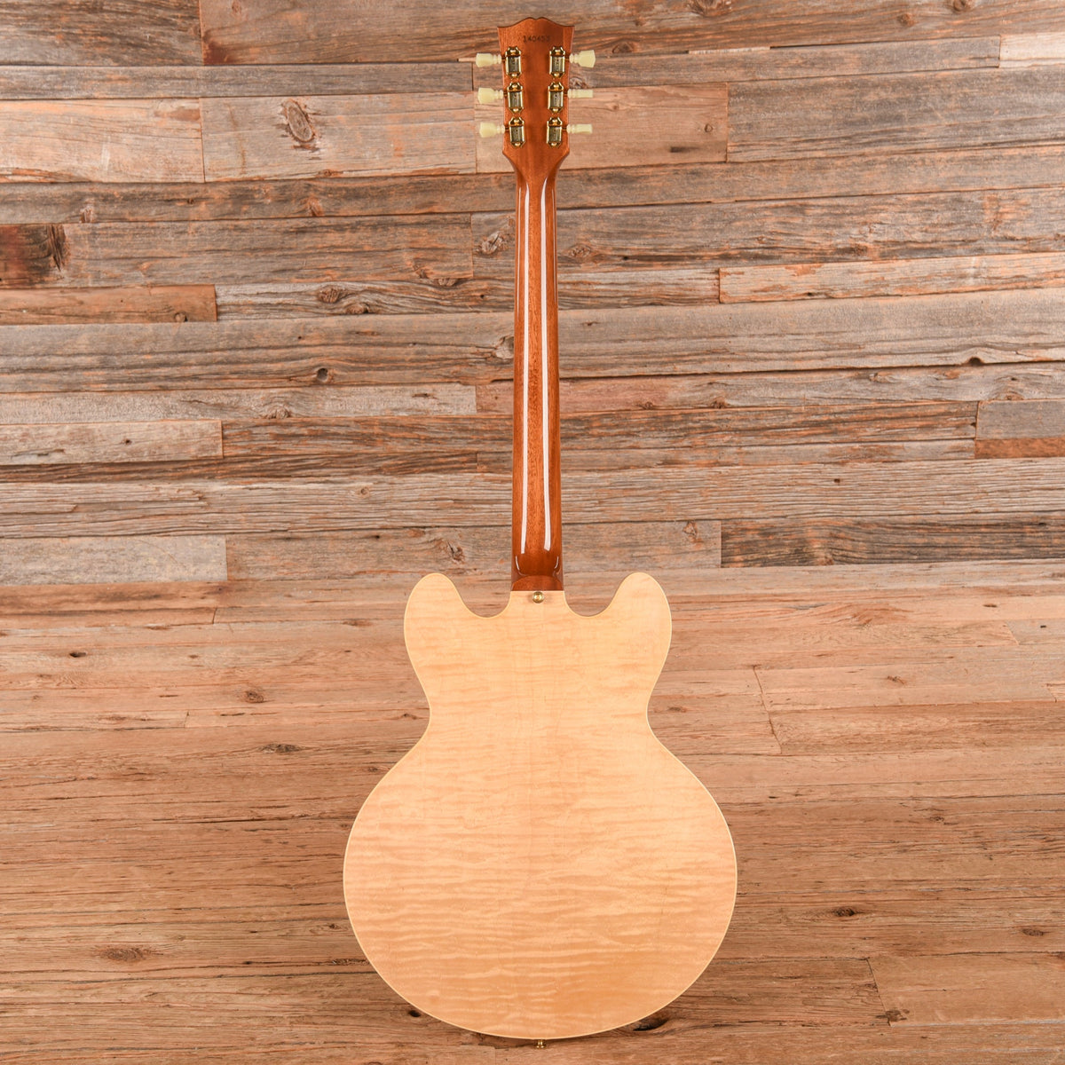 Gibson Custom 1964 ES-335 Semi-Hollow Triple P-90 Antique Natural 2021 - View 5 | MusicMarket
