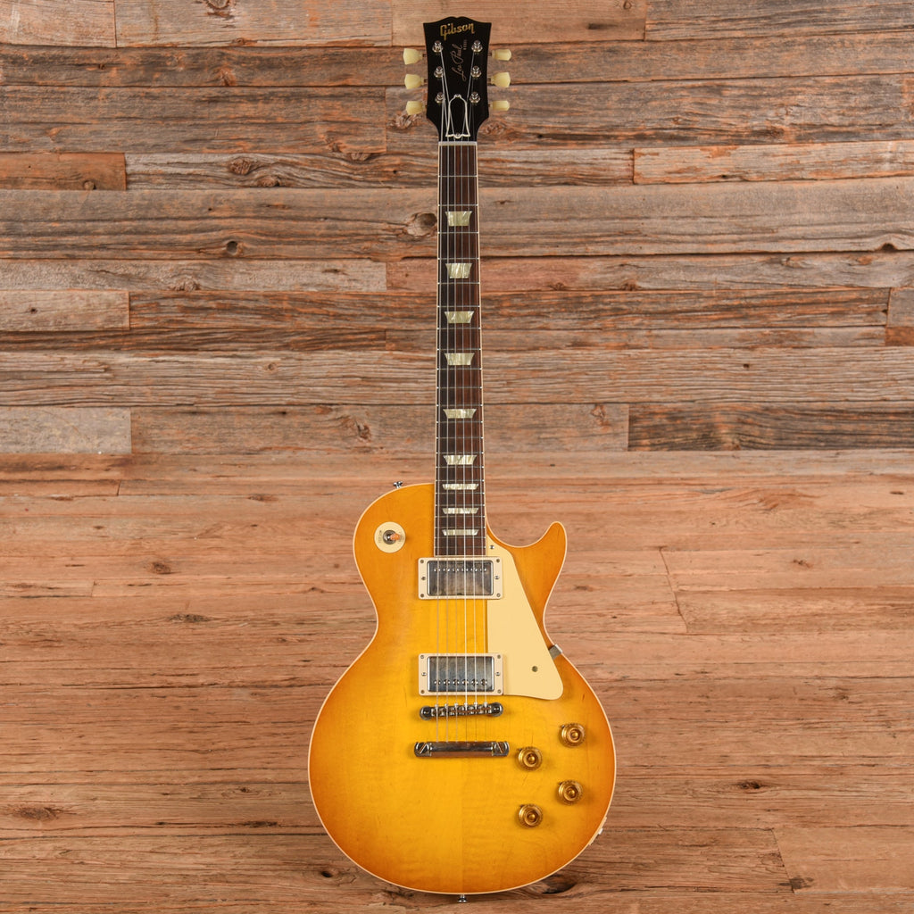Gibson Custom '58 Les Paul Standard Reissue Lemon Burst 2023 - View 4 | MusicMarket