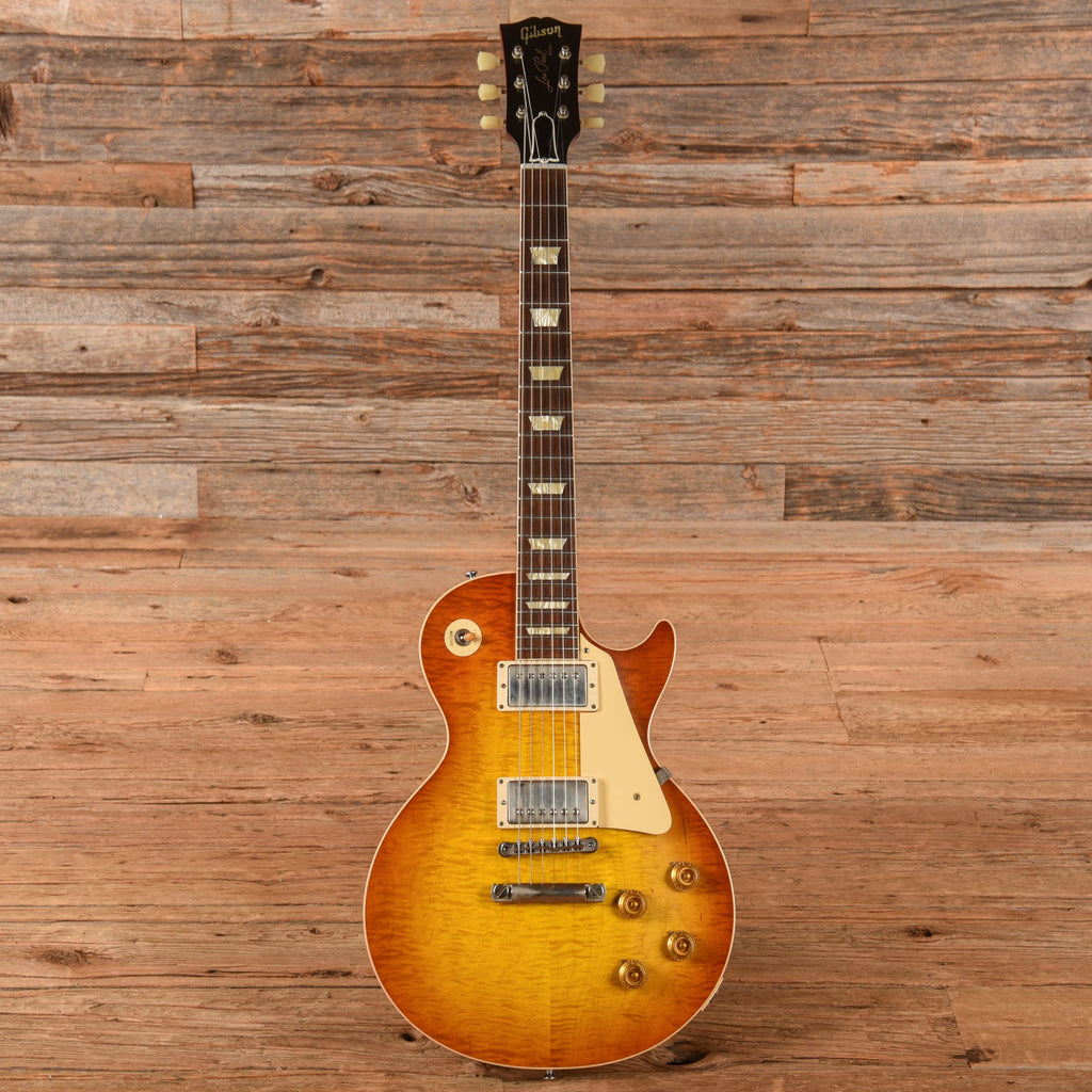 Gibson Custom '59 Les Paul Standard Reissue Iced Tea Burst 2020 - View 4 | MusicMarket