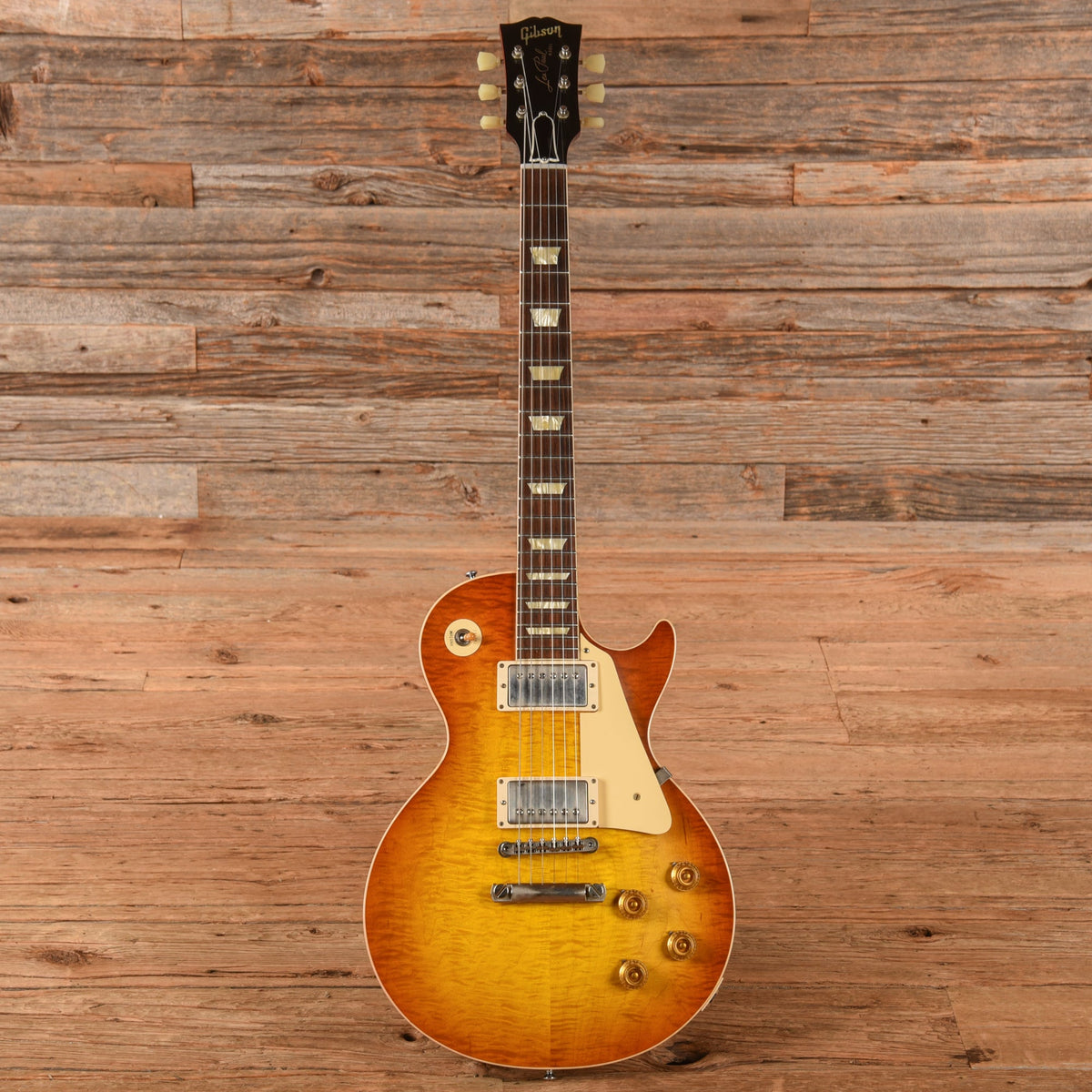 Gibson Custom '59 Les Paul Standard Reissue Iced Tea Burst 2020 - View 4 | MusicMarket