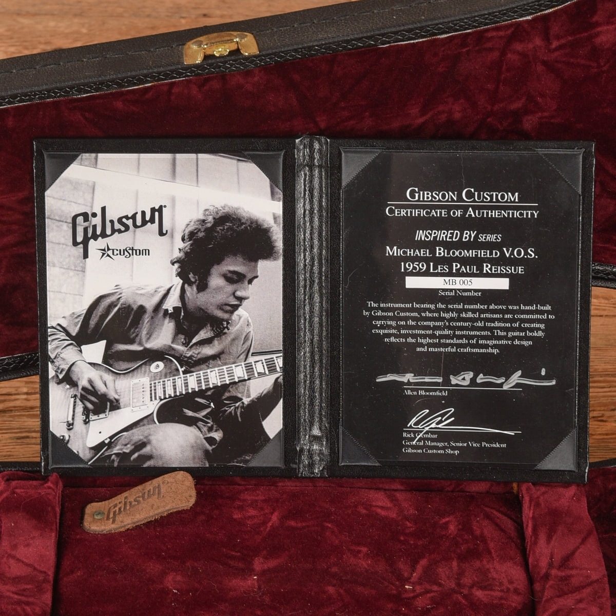 Gibson Custom Mike Bloomfield Les Paul VOS Sunburst 2009 - View 10 | MusicMarket