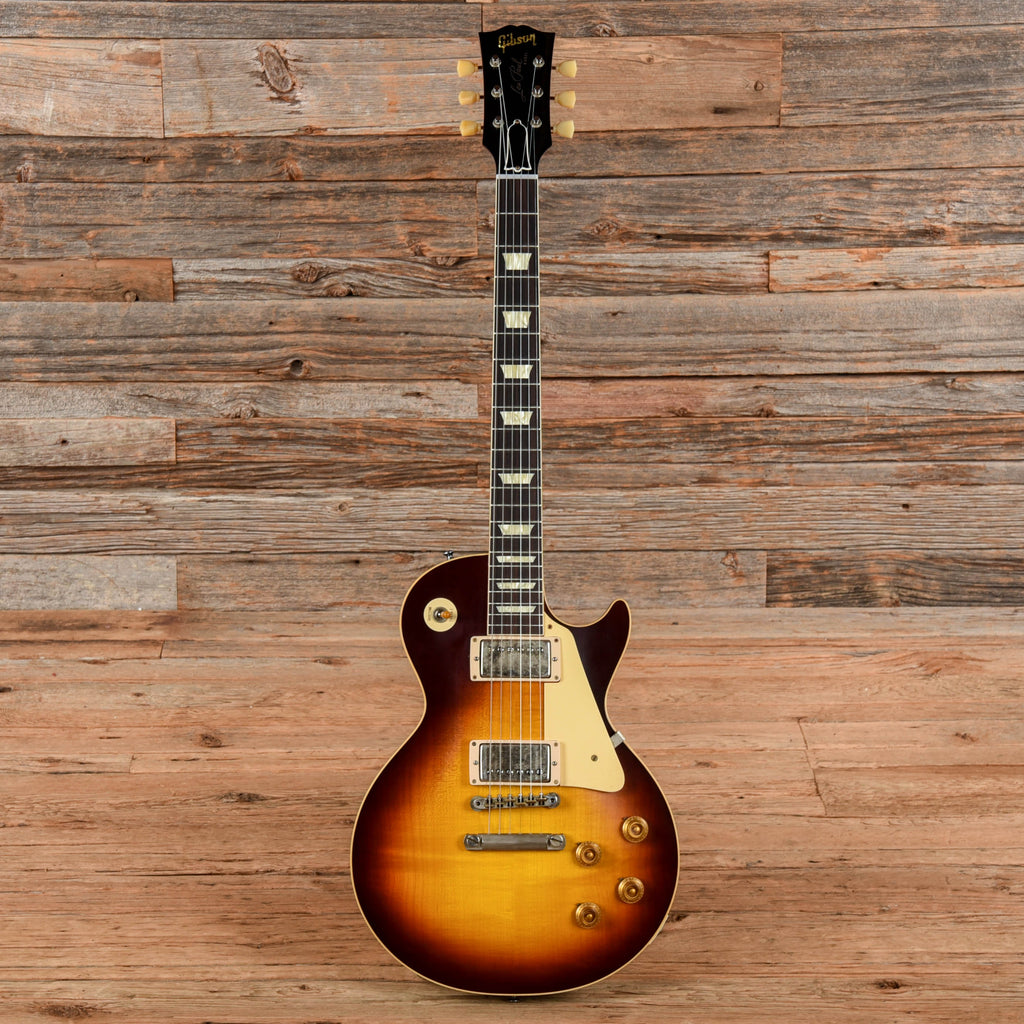 Gibson Custom Murphy Lab '58 Les Paul Standard Reissue Ultra Light Aged Bourbon Burst 2025 - View 4 | MusicMarket