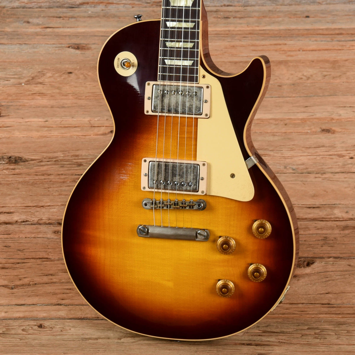 Gibson Custom Murphy Lab '58 Les Paul Standard Reissue Ultra Light Aged Bourbon Burst 2025 - View 2 | MusicMarket