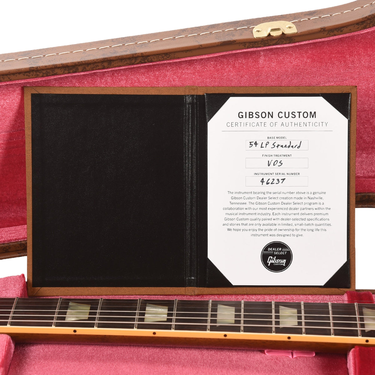 Gibson Custom Shop 1954 Les Paul Standard Humbucker Candy Blue Top VOS - View 9 | MusicMarket