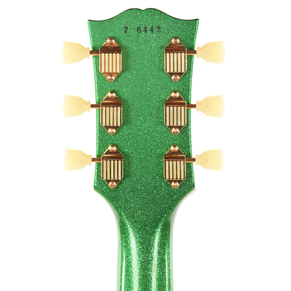 Gibson Custom Shop 1957 Les Paul Custom "CME Spec" Antique Green Sparkle VOS w/Custom "S" Bucker - View 7 | MusicMarket