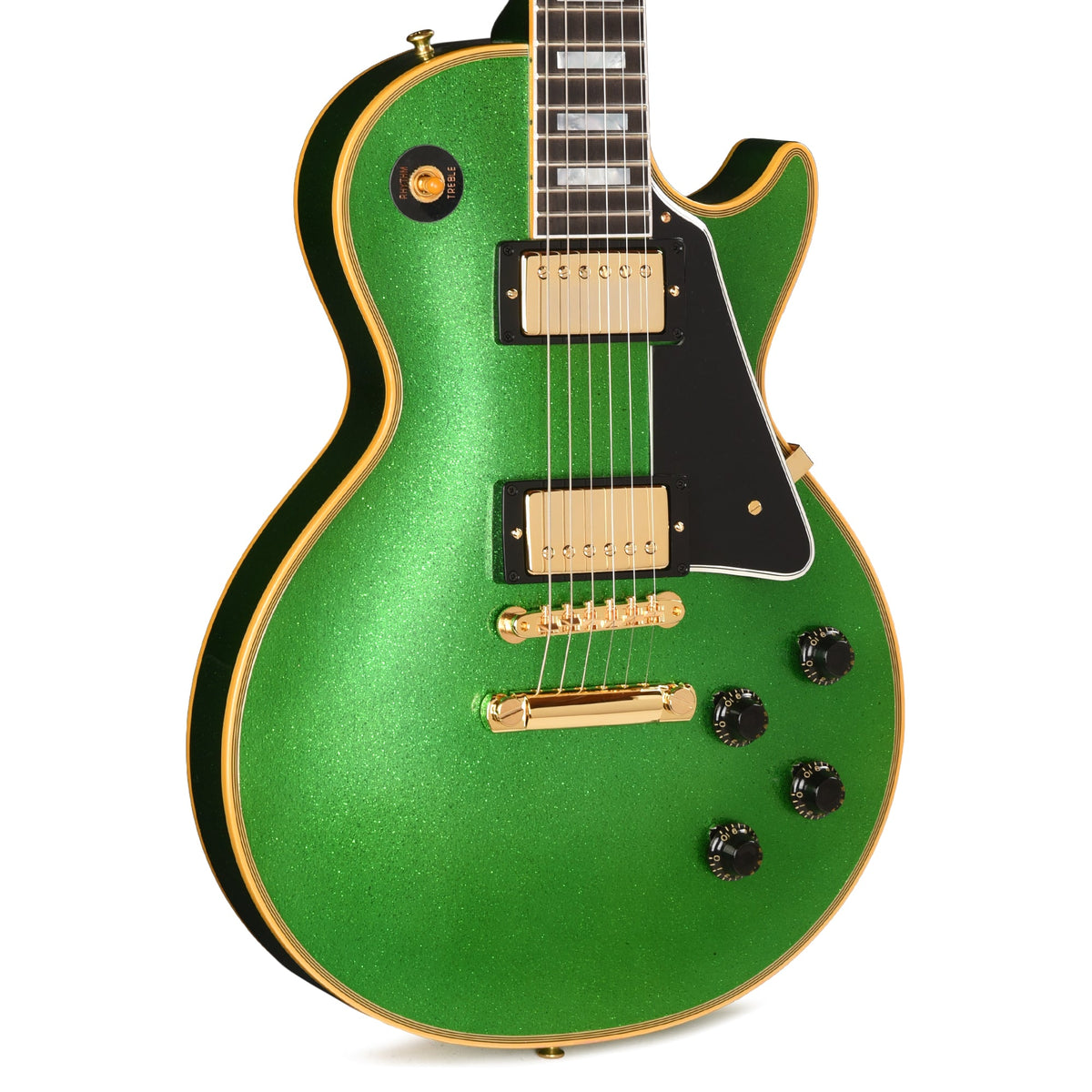Gibson Custom Shop 1957 Les Paul Custom "CME Spec" Antique Green Sparkle VOS w/Custom "S" Bucker - MusicMarket