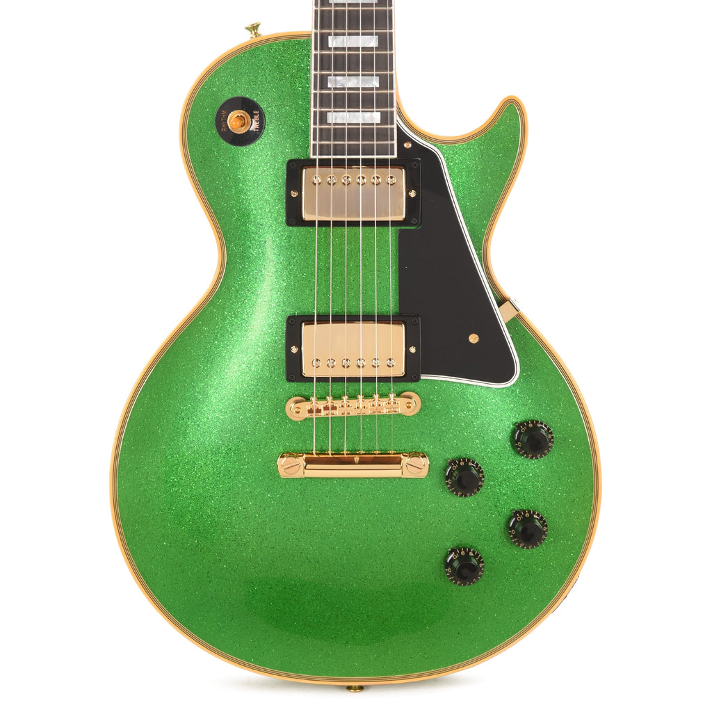 Gibson Custom Shop 1957 Les Paul Custom "CME Spec" Antique Green Sparkle VOS w/Custom "S" Bucker - View 2 | MusicMarket