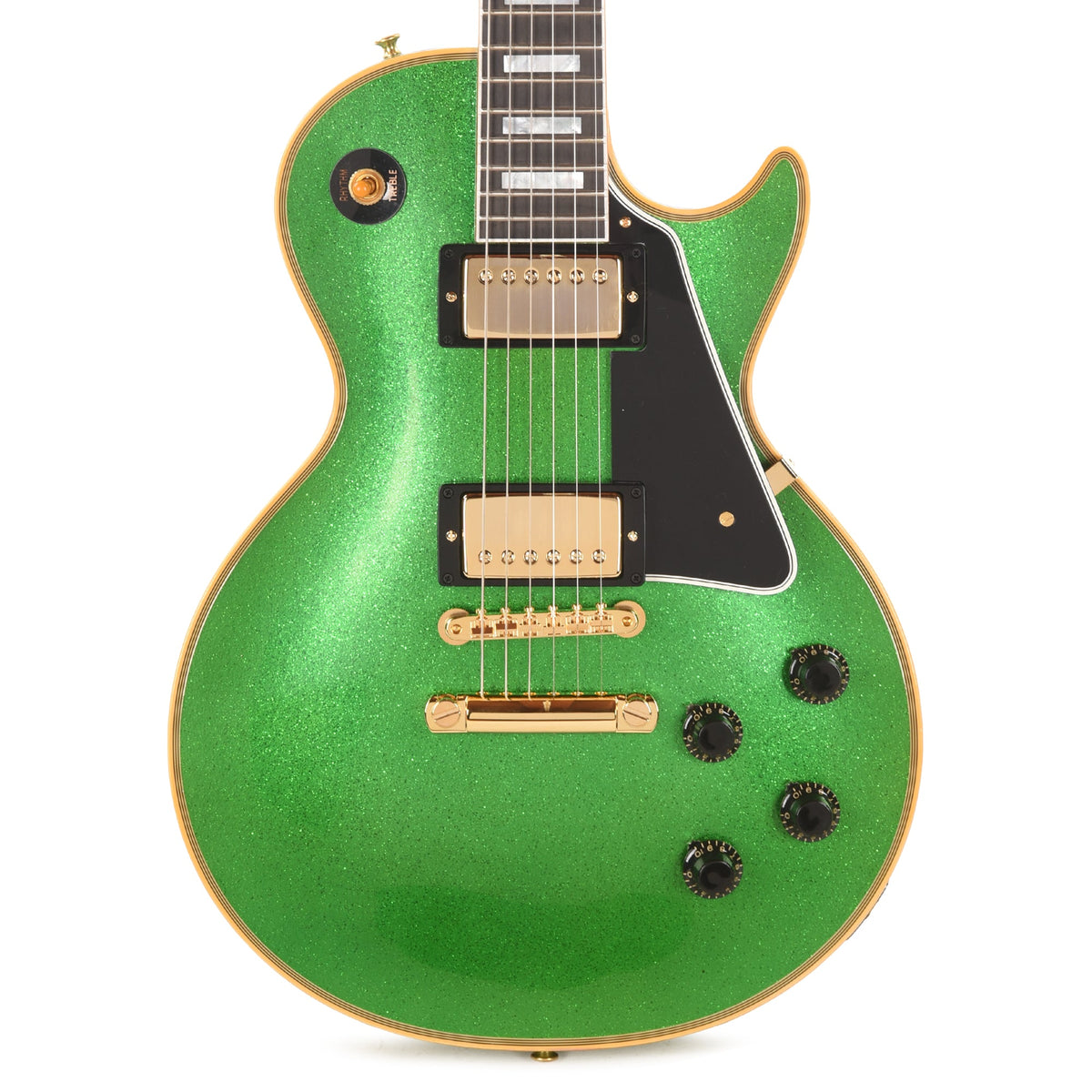 Gibson Custom Shop 1957 Les Paul Custom "CME Spec" Antique Green Sparkle VOS w/Custom "S" Bucker - View 2 | MusicMarket