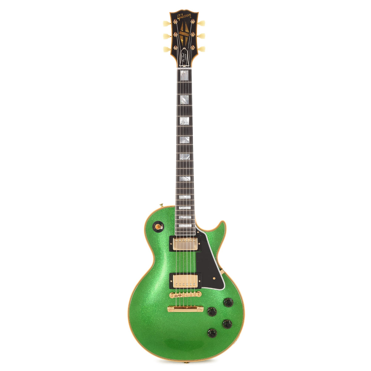 Gibson Custom Shop 1957 Les Paul Custom "CME Spec" Antique Green Sparkle VOS w/Custom "S" Bucker - View 4 | MusicMarket