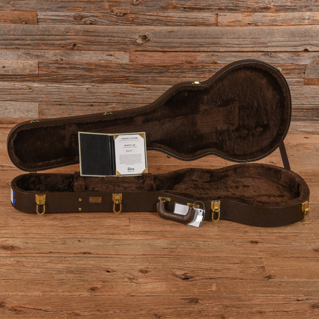 Gibson Custom Shop 1958 Les Paul Junior Double Cut Antique Antique White Murphy Lab Ultra Light Aged - View 9 |