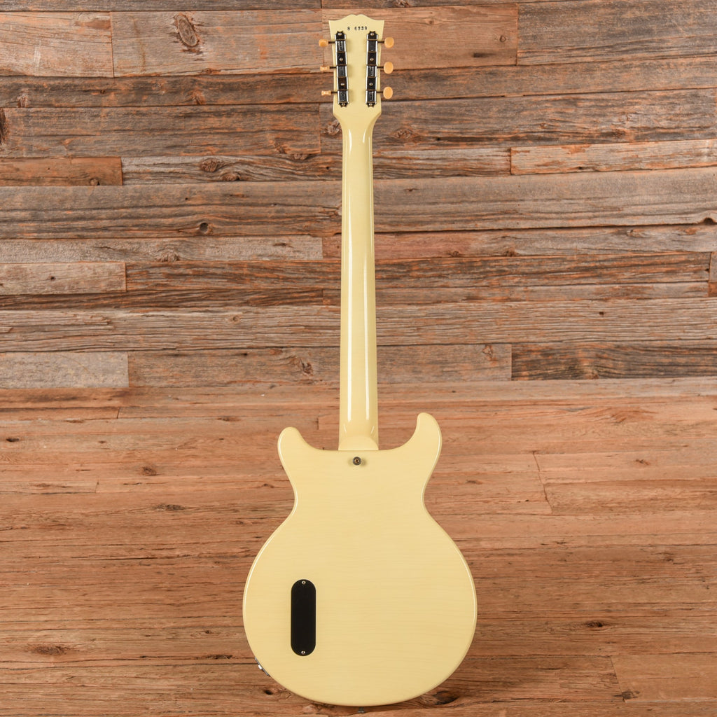 Gibson Custom Shop 1958 Les Paul Junior Double Cut Antique Antique White Murphy Lab Ultra Light Aged - View 5 |
