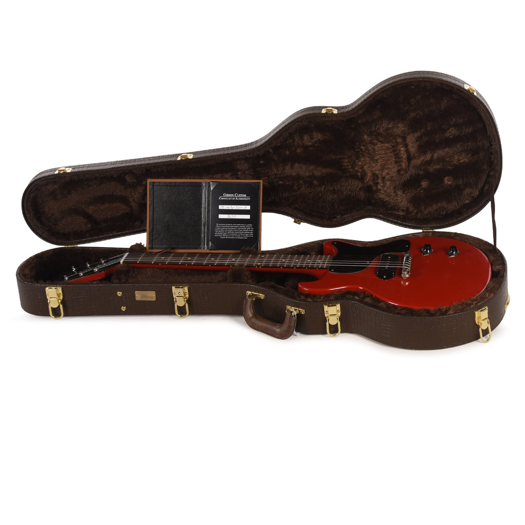 Gibson Custom Shop 1958 Les Paul Junior Double Cut Antique Cardinal Red VOS - View 8 | MusicMarket