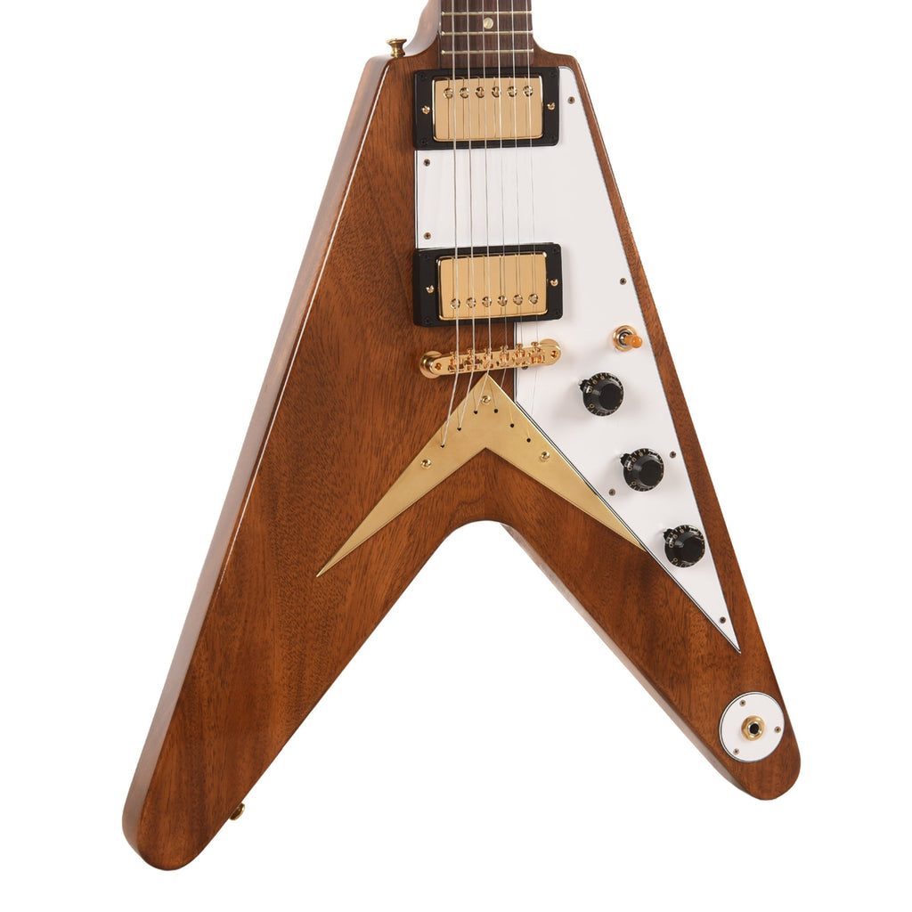 Gibson Custom Shop 1958 Mahogany Flying V Reissue Antique Natural VOS - MusicMarket