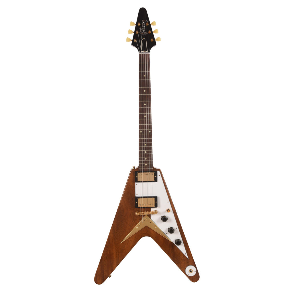 Gibson Custom Shop 1958 Mahogany Flying V Reissue Antique Natural VOS - View 4 | MusicMarket