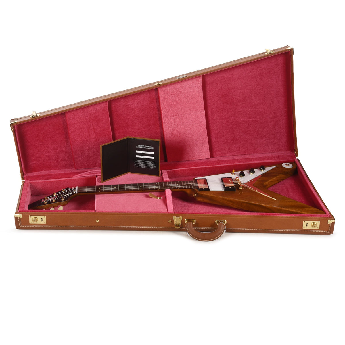 Gibson Custom Shop 1958 Mahogany Flying V Reissue Antique Natural VOS - View 8 | MusicMarket