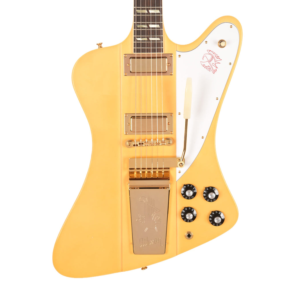 Gibson Custom Shop 1963 Firebird V Heavy Antique White VOS w/Maestro - View 2 | MusicMarket