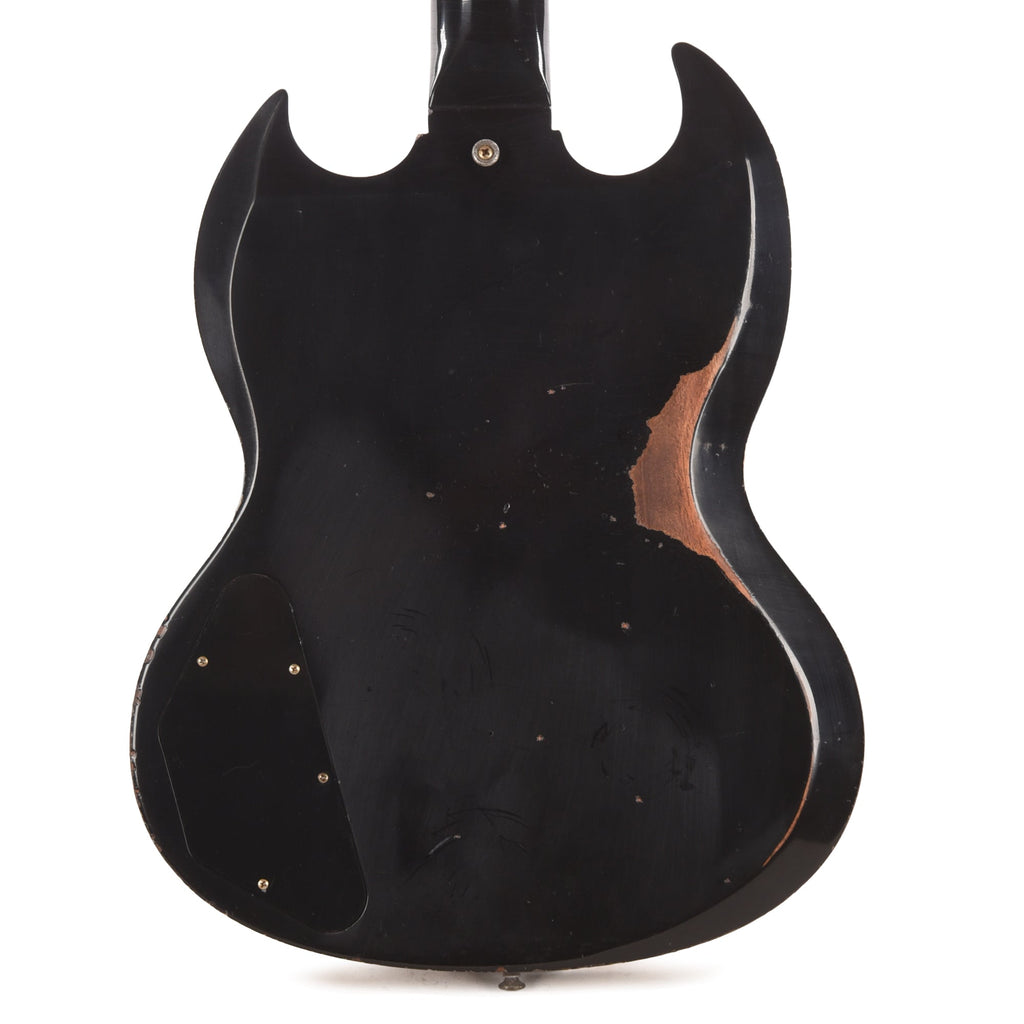 Gibson Custom Shop 1964 SG Standard Antique Dark Oxblood Heavy Aged w/Maestro Vibrola & Custom "S" Buckers - View