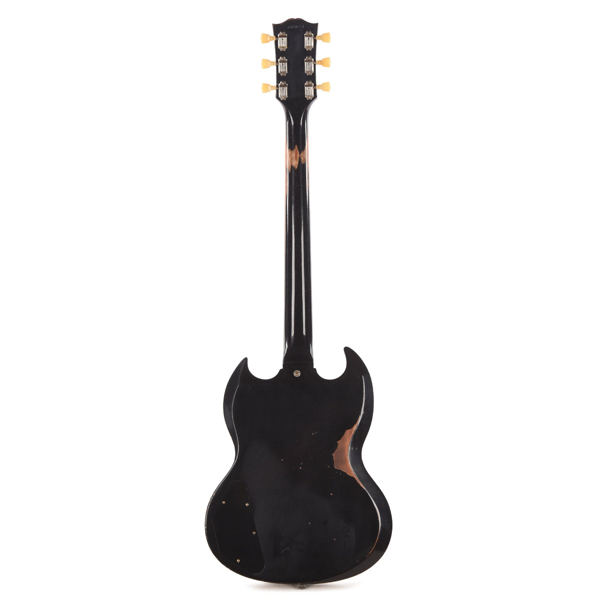 Gibson Custom Shop 1964 SG Standard Antique Dark Oxblood Heavy Aged w/Maestro Vibrola & Custom "S" Buckers - View