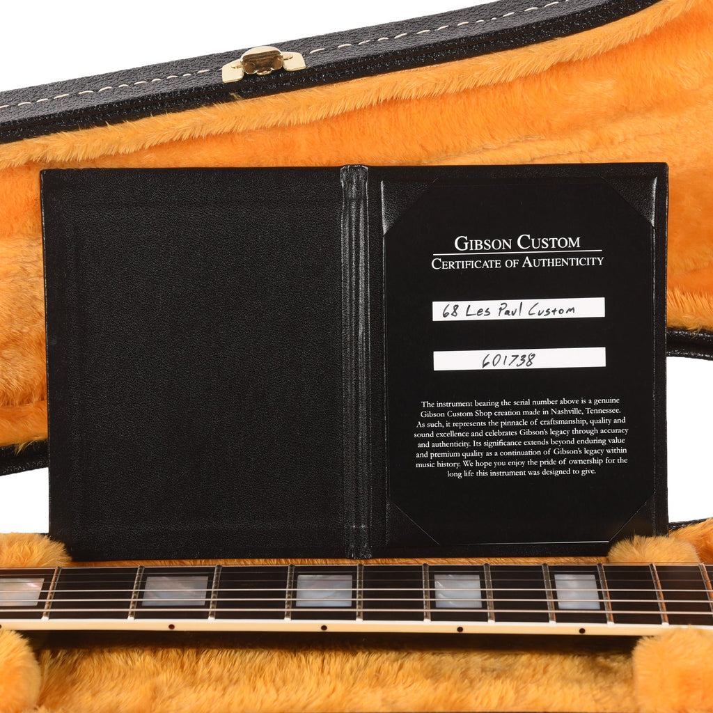 Gibson Custom Shop 1968 Les Paul Custom "CME Spec" Ebony VOS w/Chambered Body - View 9 | MusicMarket