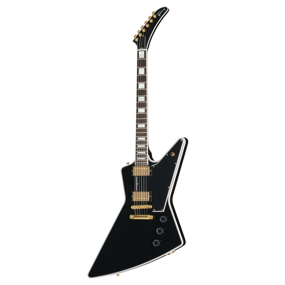 Gibson Custom Shop Explorer Custom w/Bound Head Veneer Ebony - MusicMarket