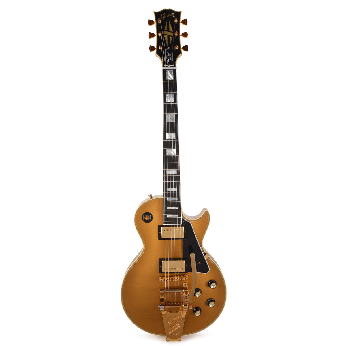 Gibson Custom Shop Limited Run 1968 Les Paul Custom Antique Double Gold Bigsby Murphy Lab Ultra Light Aged