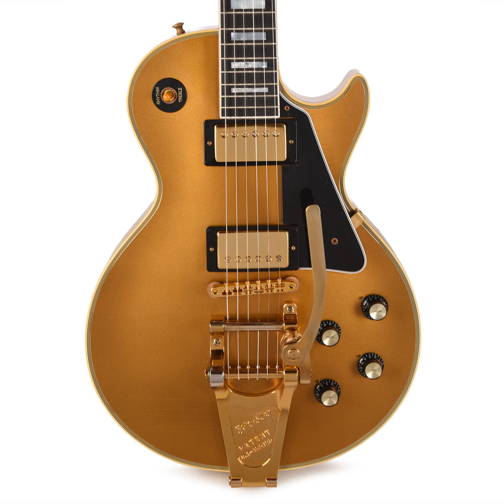 Gibson Custom Shop Limited Run 1968 Les Paul Custom Antique Double Gold Bigsby Murphy Lab Ultra Light Aged