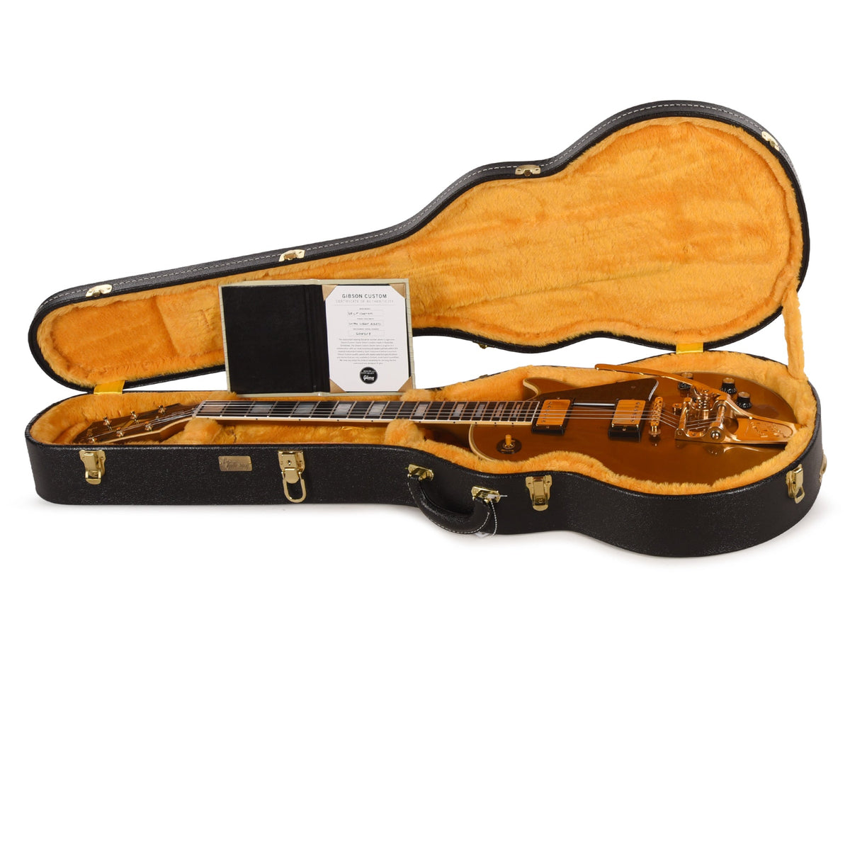 Gibson Custom Shop Limited Run 1968 Les Paul Custom Antique Double Gold Bigsby Murphy Lab Ultra Light Aged