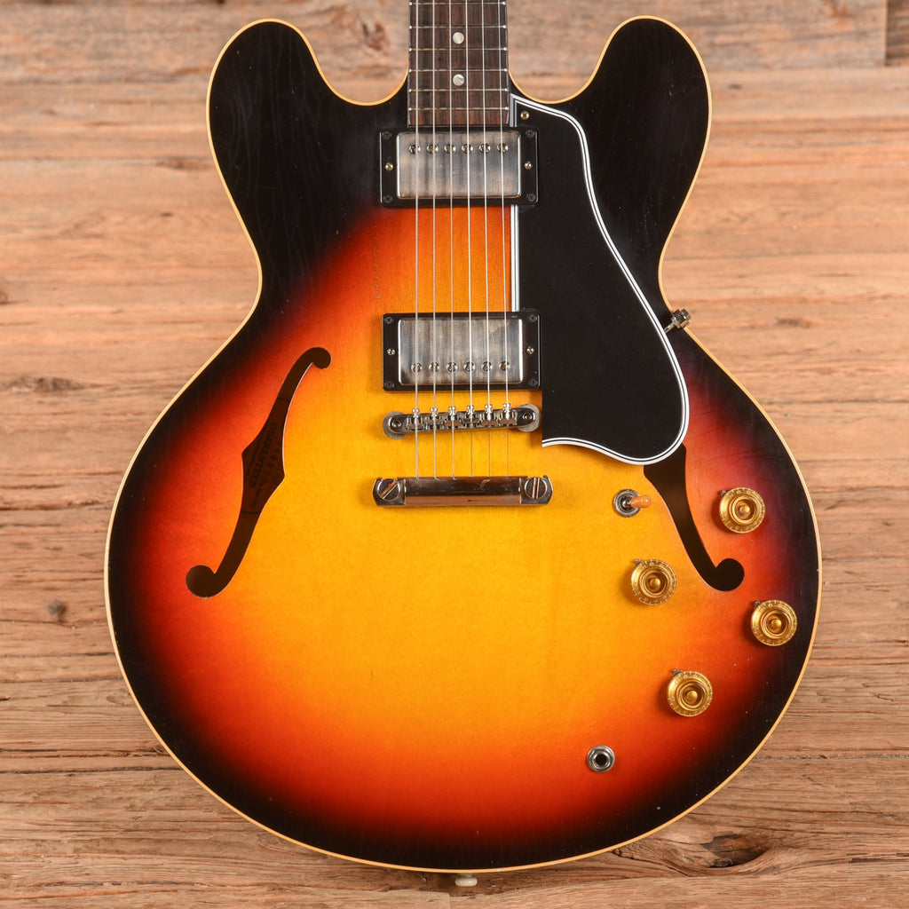Gibson Custom Shop Murphy Lab 1958 ES-335 Reissue Light Aged Tri Burst 2024 - MusicMarket