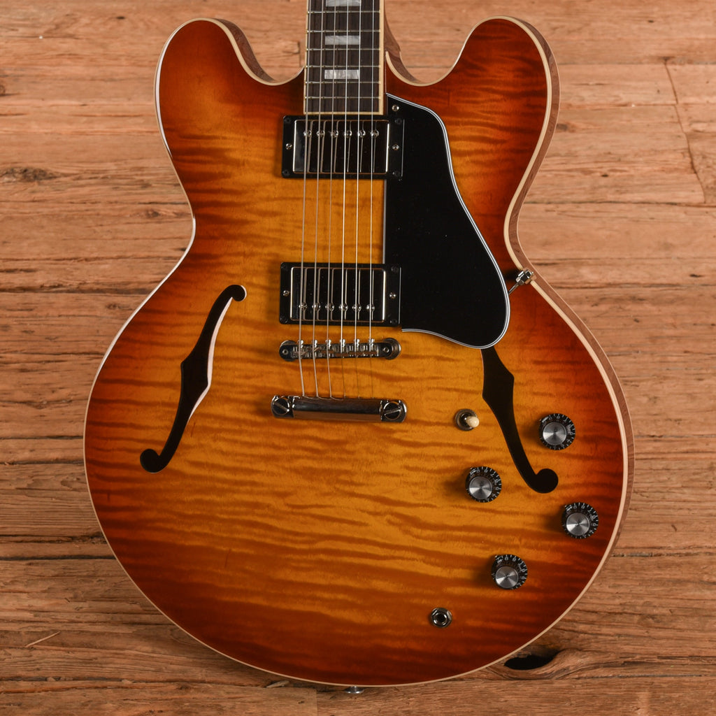 Gibson ES-335 Figured Ice Tea 2022 - View 2 | MusicMarket