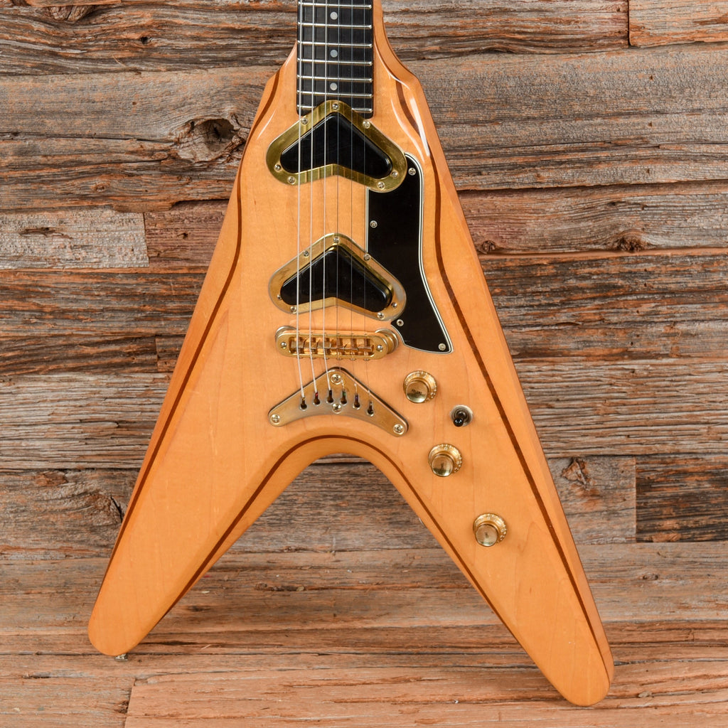 Gibson Flying V2 Natural 1980 - Joe Trohman - View 2 | MusicMarket