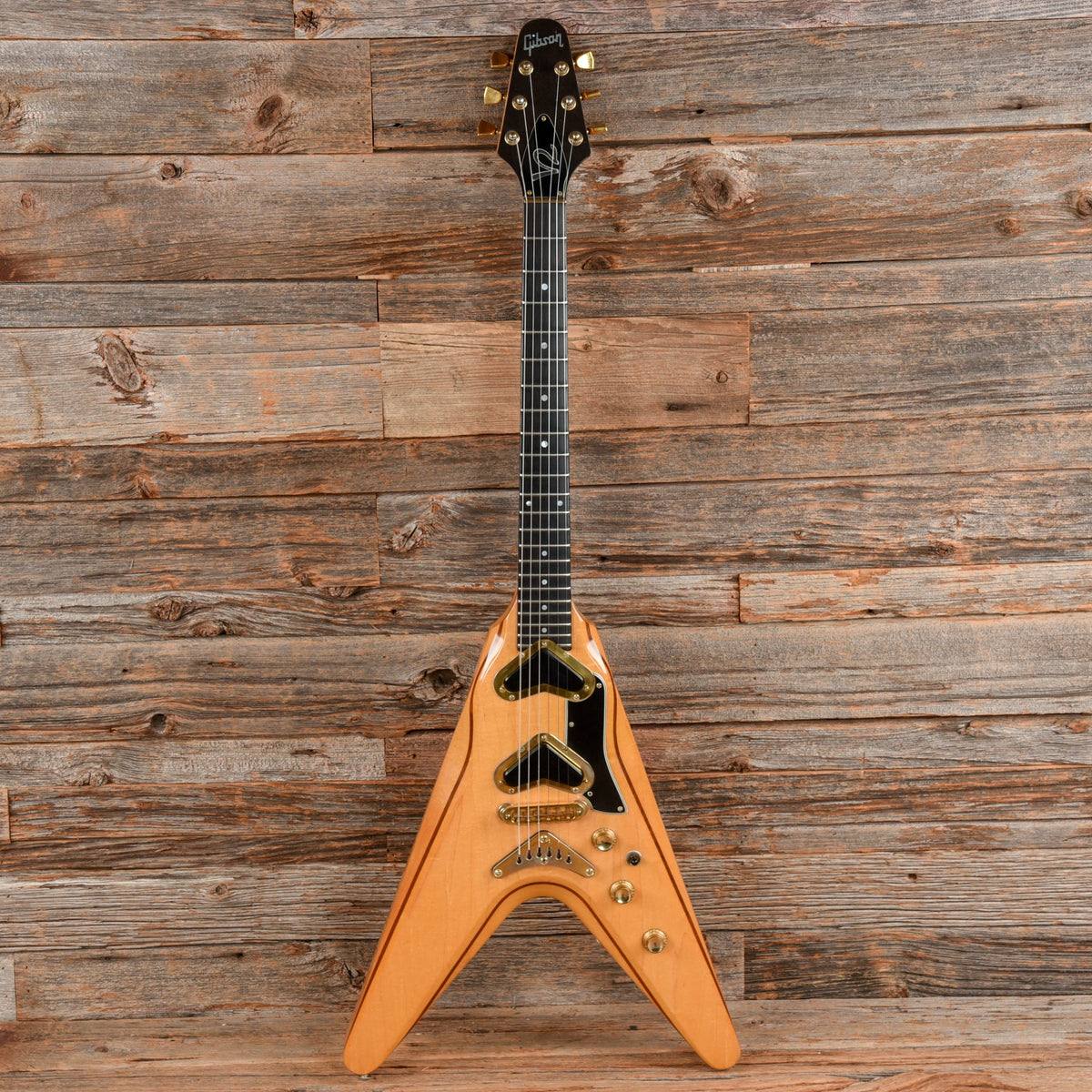 Gibson Flying V2 Natural 1980 - Joe Trohman - View 4 | MusicMarket