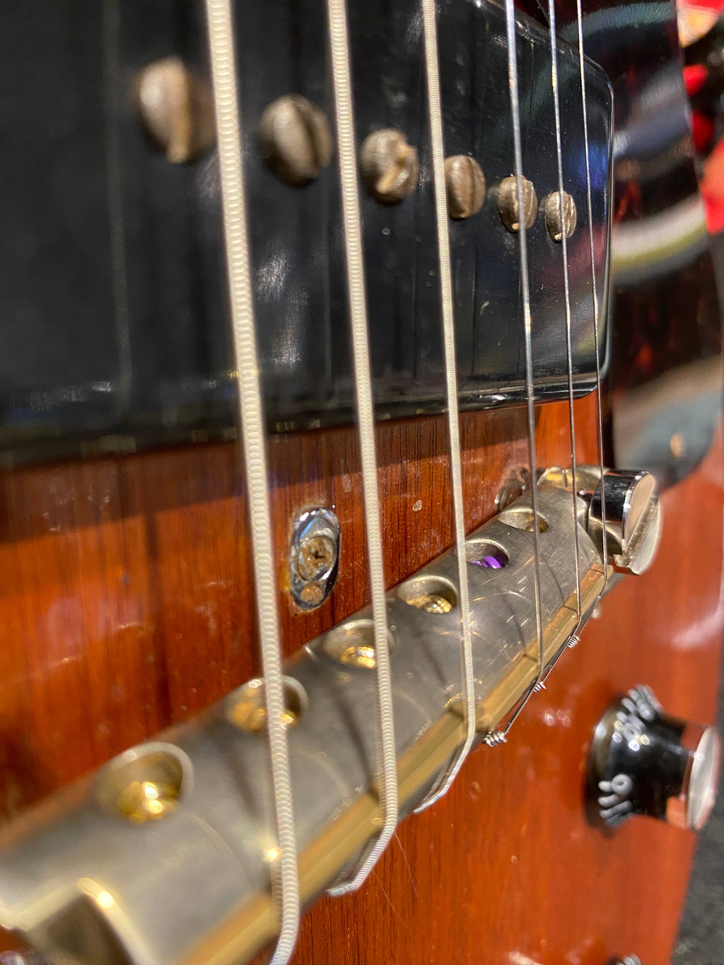 Gibson Les Paul Junior Refin Faded Cherry 1959 - View 13 | MusicMarket