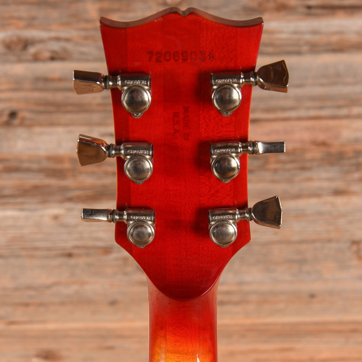Gibson Les Paul KM Cherry Sunburst 1979 - View 7 | MusicMarket