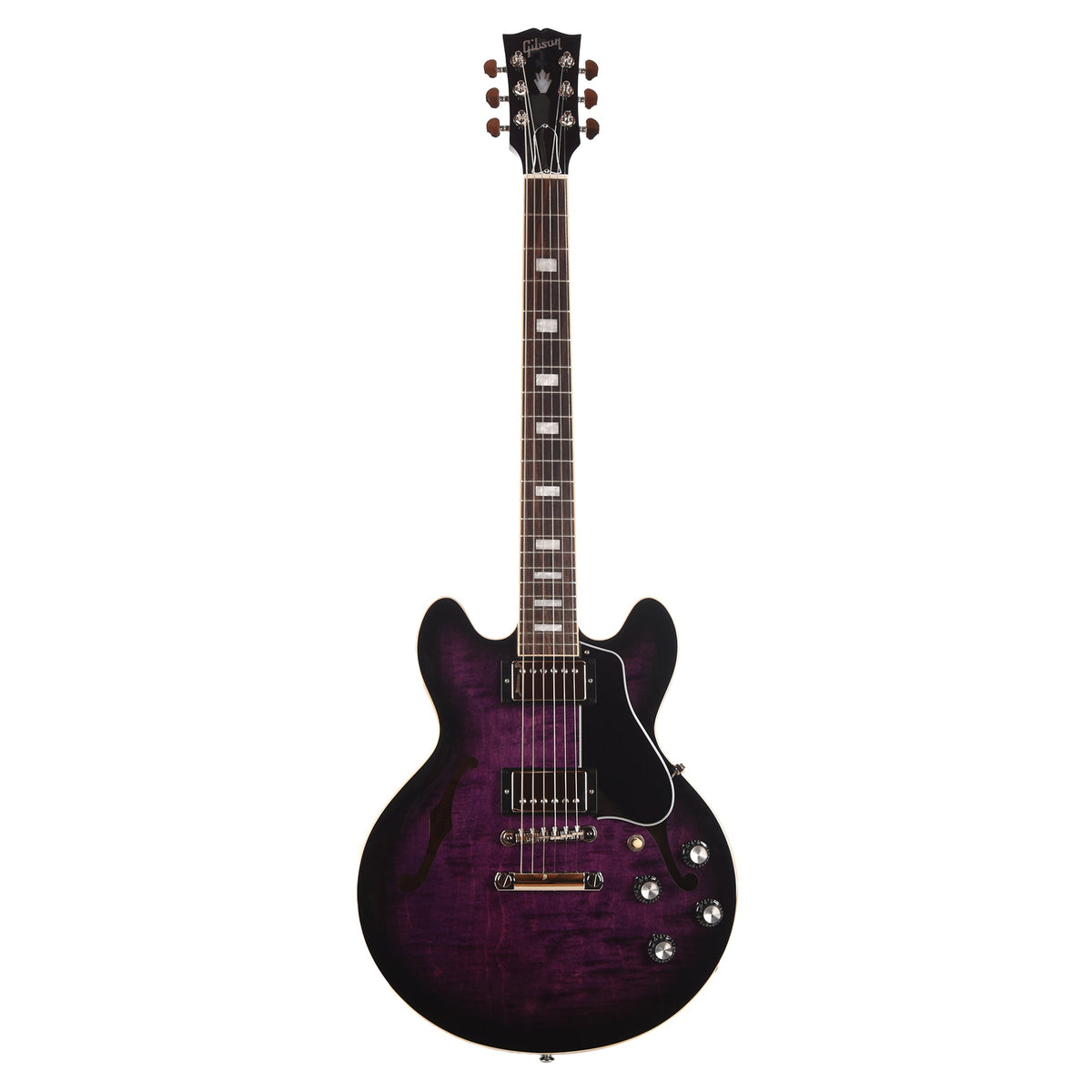 Gibson Modern ES-339 Figured Dark Purple Burst - View 4 | MusicMarket